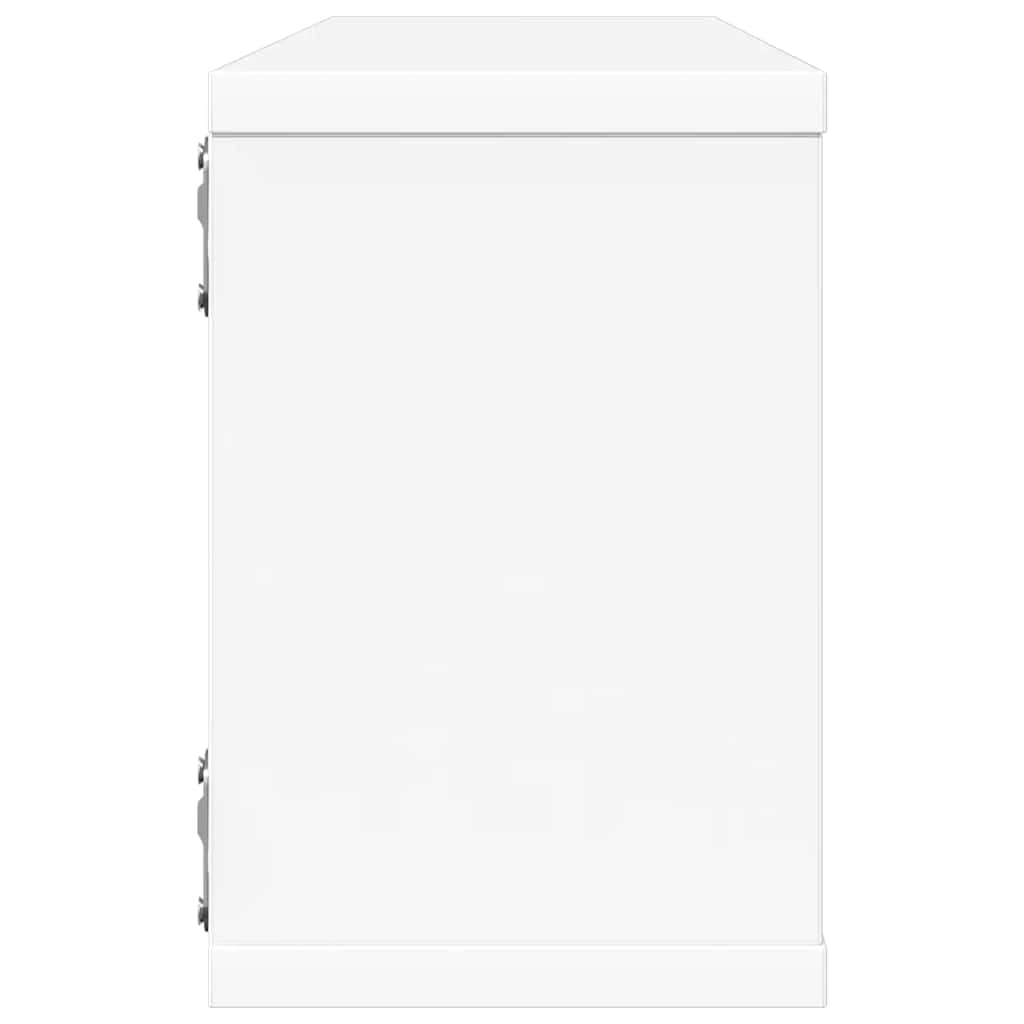 Mensole Parete a Cubo 4 pz Bianche 60x15x23 cm in Truciolato cod mxl 53639