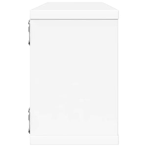 Mensole Parete a Cubo 4 pz Bianche 60x15x23 cm in Truciolato cod mxl 53639