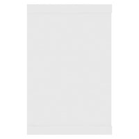 Mensole Parete a Cubo 4pz Bianche 60x15x23 cm Legno Multistrato 807134