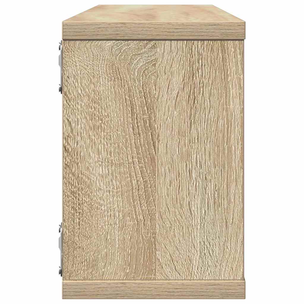 Mensole a Cubo 4 pz Sonoma 60x15x23 cm in Truciolato cod mxl 51894