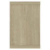Mensole Parete a Cubo 4pz Rovere Sonoma 60x15x23 cm Multistrato 807143