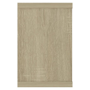 Mensole Parete a Cubo 4pz Rovere Sonoma 60x15x23 cm Multistrato 807143