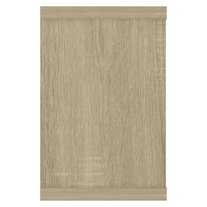 Mensole Parete a Cubo 4pz Rovere Sonoma 60x15x23 cm Multistrato 807143