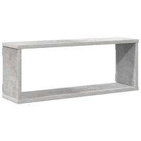 Mensole Parete a Cubo 4 pz Grigio Cemento 60x15x23 cm in Truciolato cod mxl 53912