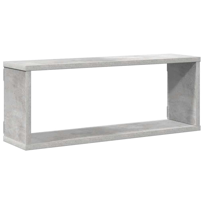 Mensole Parete a Cubo 4 pz Grigio Cemento 60x15x23 cm in Truciolato cod mxl 53912