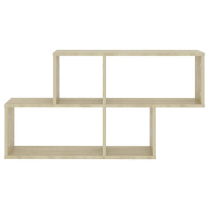 Scaffale a Parete Rovere Sonoma 100x18x53 cm Legno Multistrato 807163