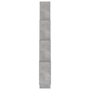 Mensola Parete Cubo Grigio Cemento 90x15x119 Legno Multistrato 807182