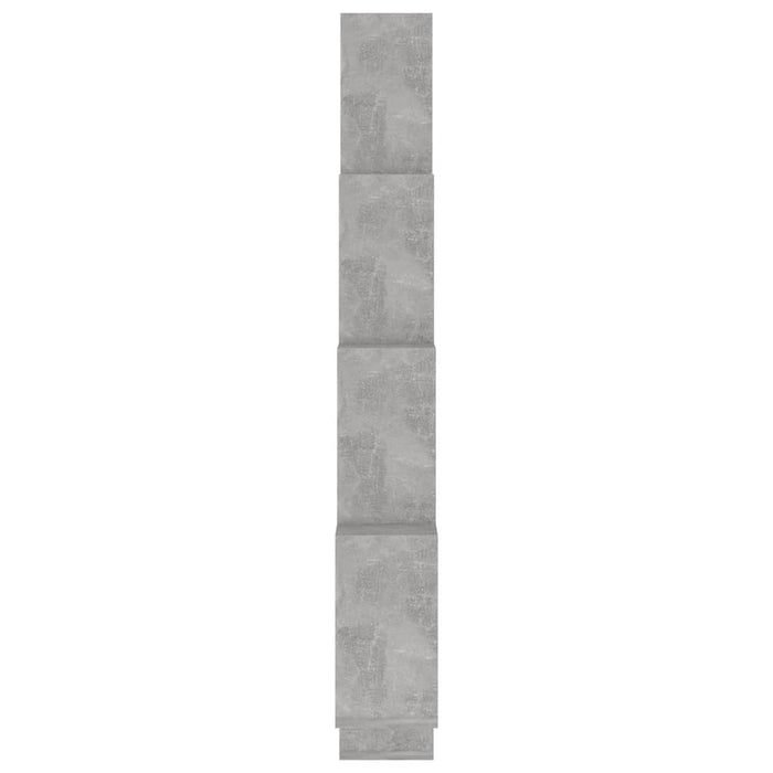 Mensola Parete Cubo Grigio Cemento 90x15x119 Legno Multistrato 807182