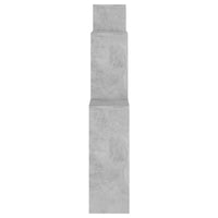 Mensola da Parete a Cubo Grigio Cemento 80x15x78,5 cm Truciolato cod mxl 58283