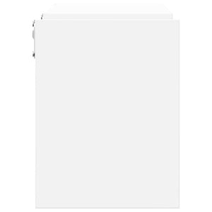 Mensole a Muro 2 pz Bianche 100x15x20 cm in Legno Multistrato cod mxl 50473