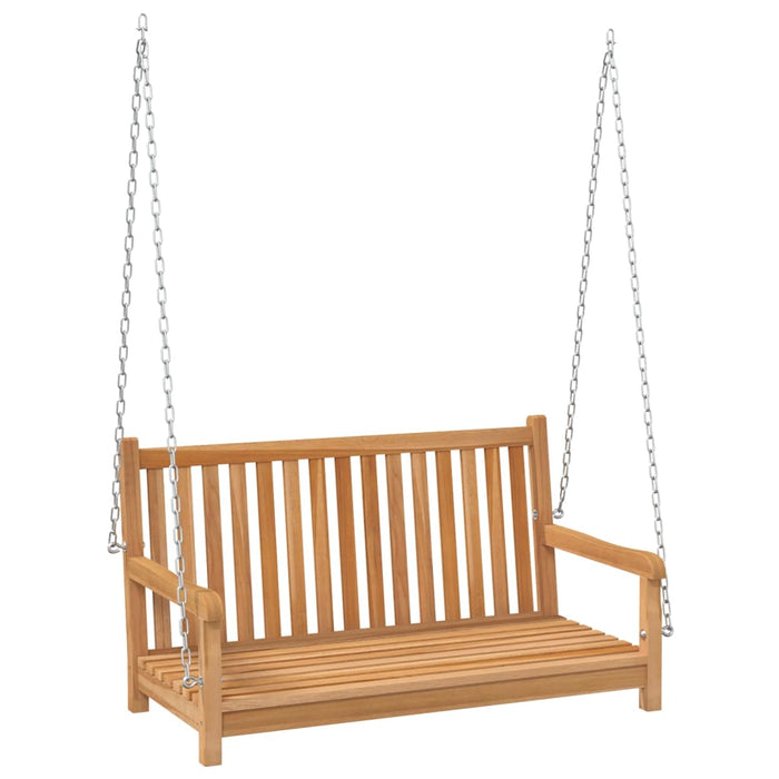 Dondolo da Giardino in Legno Massello di Teak 114x60x64 cm 316628