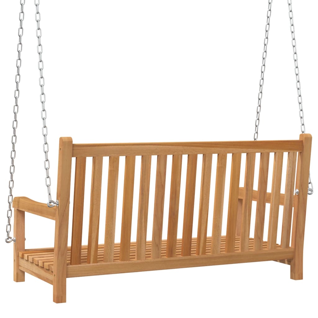 Dondolo da Giardino in Legno Massello di Teak 114x60x64 cm 316628