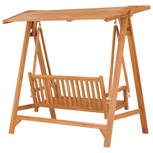 Dondolo da Giardino 170 cm in Legno Massello di Teak cod mxl 46387