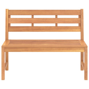 Panchina da Giardino 114 cm in Legno Massello di Teak 316634