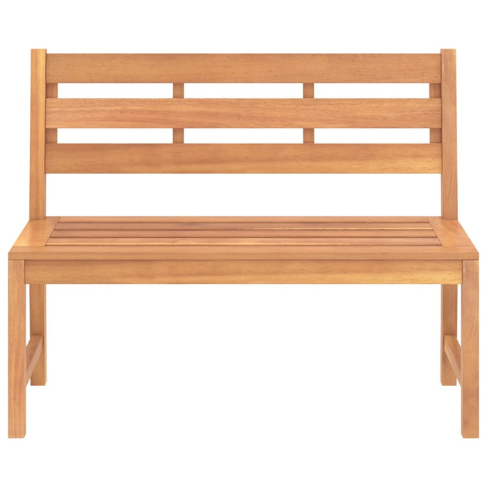 Panchina da Giardino 114 cm in Legno Massello di Teak 316634
