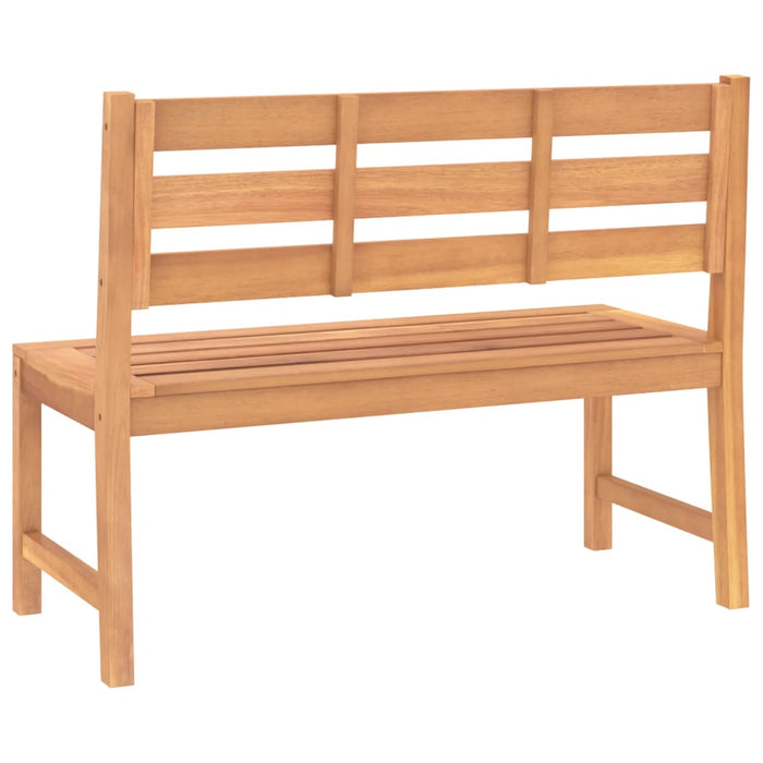 Panchina da Giardino 114 cm in Legno Massello di Teak 316634