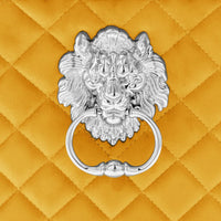 Sedie da Pranzo 2 pz Giallo in Velluto