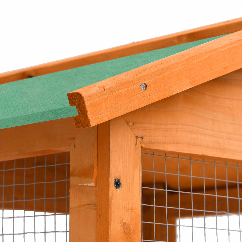 Gabbia per Uccelli 68x62x166 cm in Legno di Abete 171457