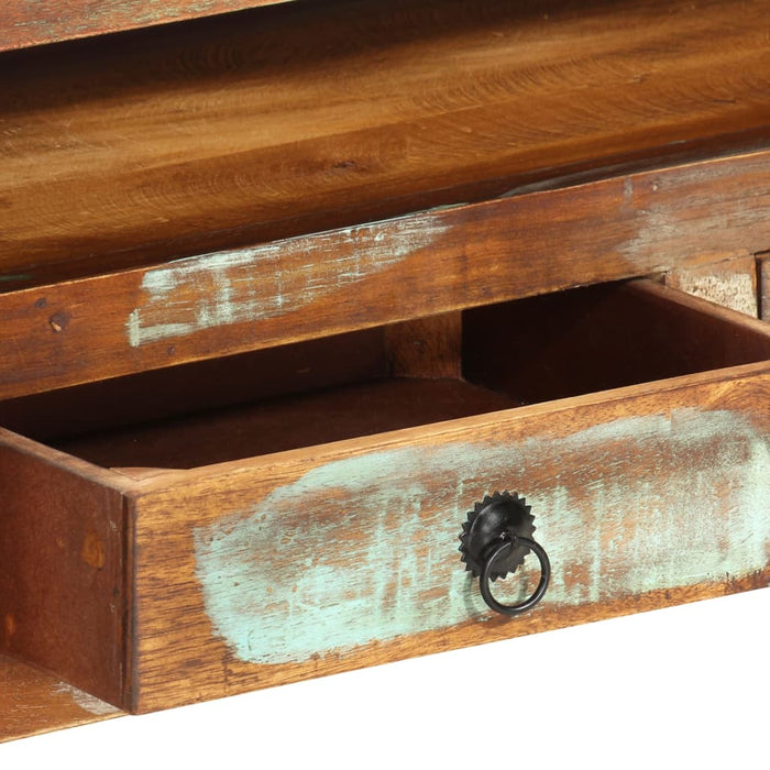 Mobile Porta TV Multicolore 110x30x40 cm in Legno di Recupero 337063