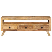 Mobile Porta TV-Mobile per TV-Credenza TV 110x30x40 cm in Legno Massello di Mango 534127