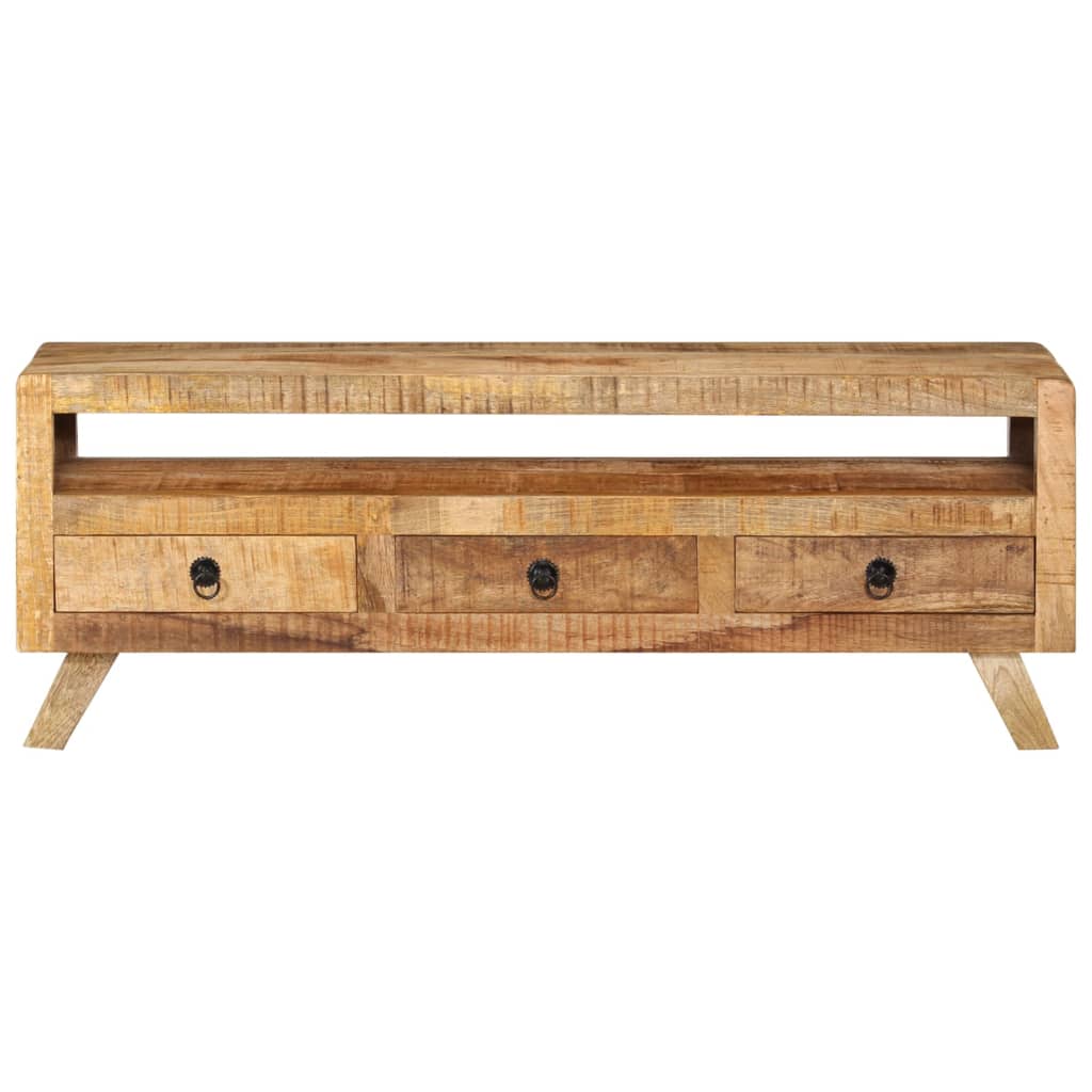 Mobile Porta TV-Mobile per TV-Credenza TV 110x30x40 cm in Legno Massello di Mango 534127