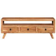 Mobile Porta TV-Mobile per TV-Credenza TV 110x30x40 cm in Legno Massello di Acacia 157617