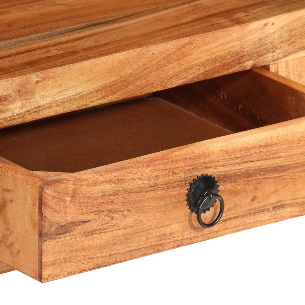 Mobile Porta TV 110x30x40 cm in Legno Massello di Acacia cod mxl 10459