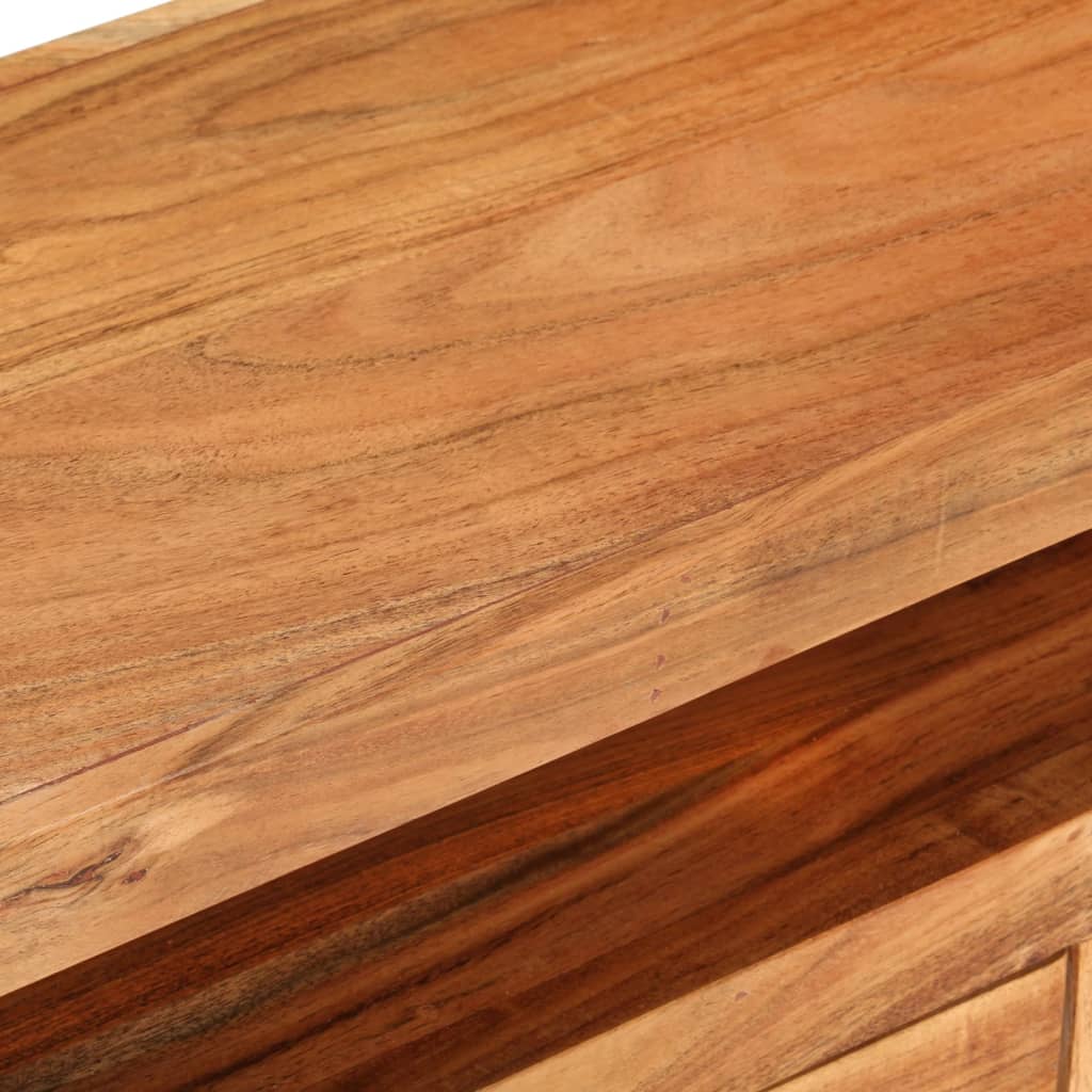 Mobile Porta TV-Mobile per TV-Credenza TV 110x30x40 cm in Legno Massello di Acacia 157617