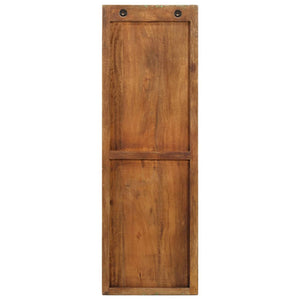 Appendiabiti a Parete 2pz 36x3x110cm Legno Massello di Recupero 337067