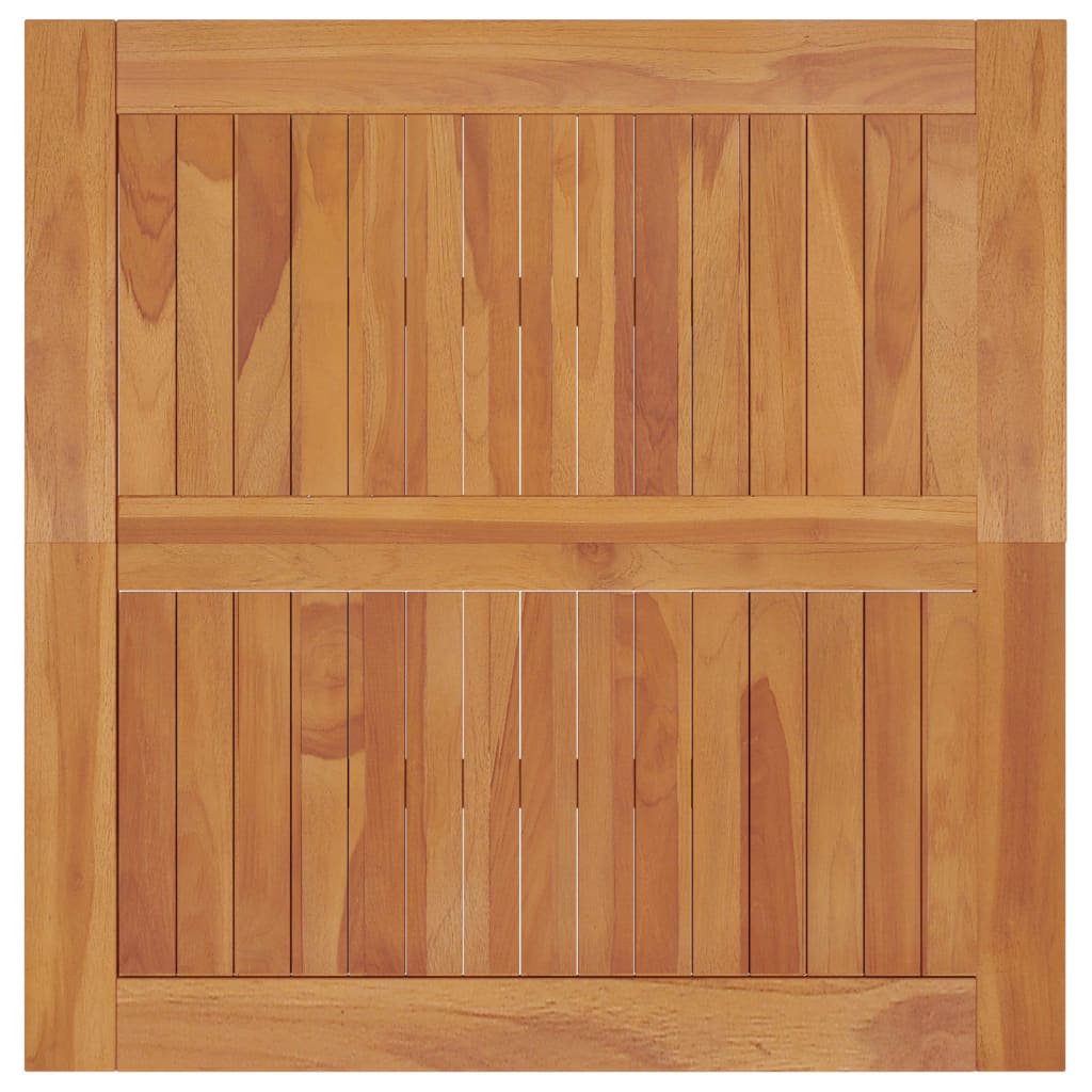 Tavolo da Pranzo da Giardino 85x85x75 cm Legno Massello di Teak 316605