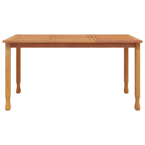 Tavolo da Pranzo da Giardino 150x90x75cm Legno Massello di Teak 316606
