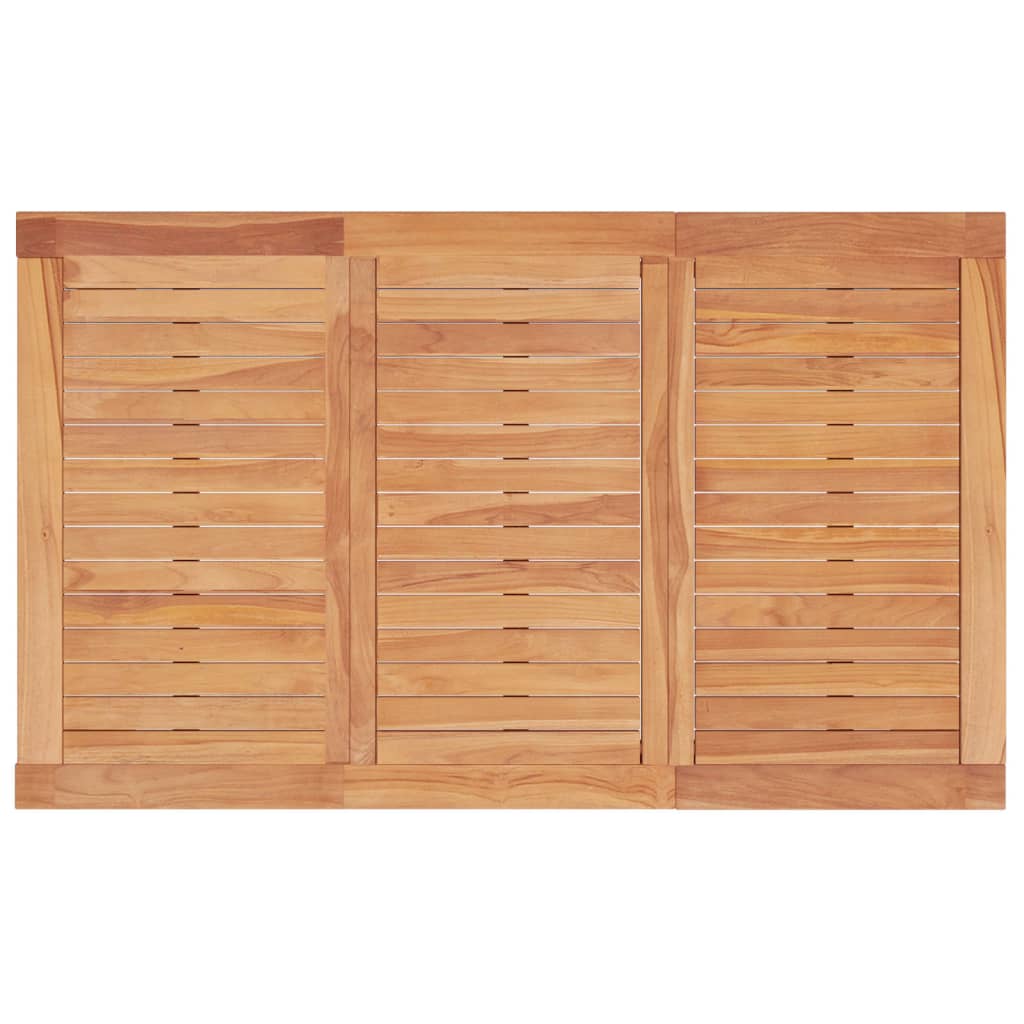 Tavolo da Pranzo da Giardino 150x90x75cm Legno Massello di Teak 316606