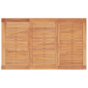Tavolo da Pranzo da Giardino 150x90x75cm Legno Massello di Teak 316606