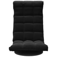 Sedia da Pavimento Girevole Nera in Velluto cod mxl 74589