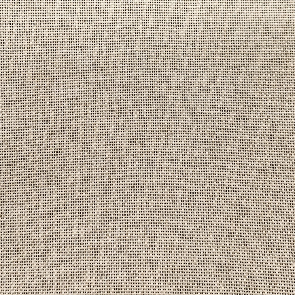 Sedia da Pavimento Girevole Crema in Tessuto 336576