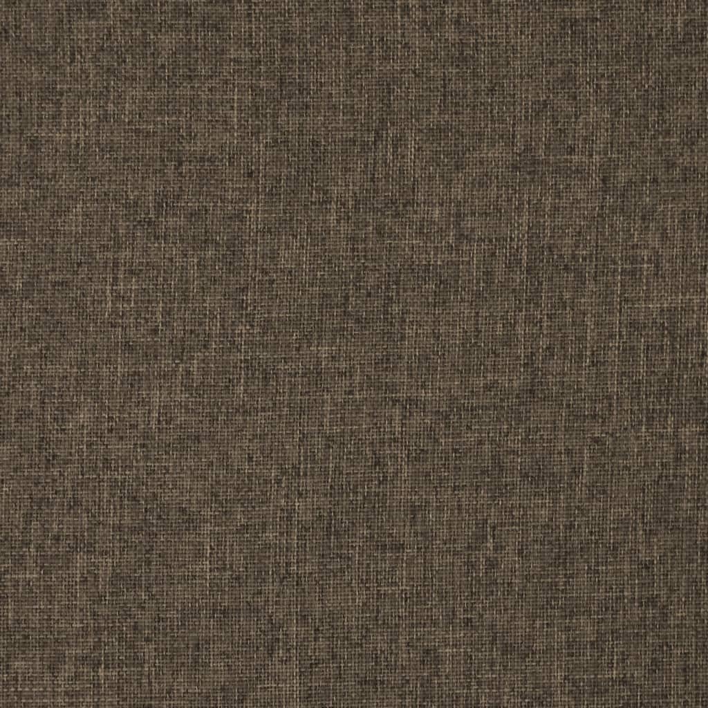 Sedia a Sdraio da Terra Pieghevole Marrone in Tessuto 336587