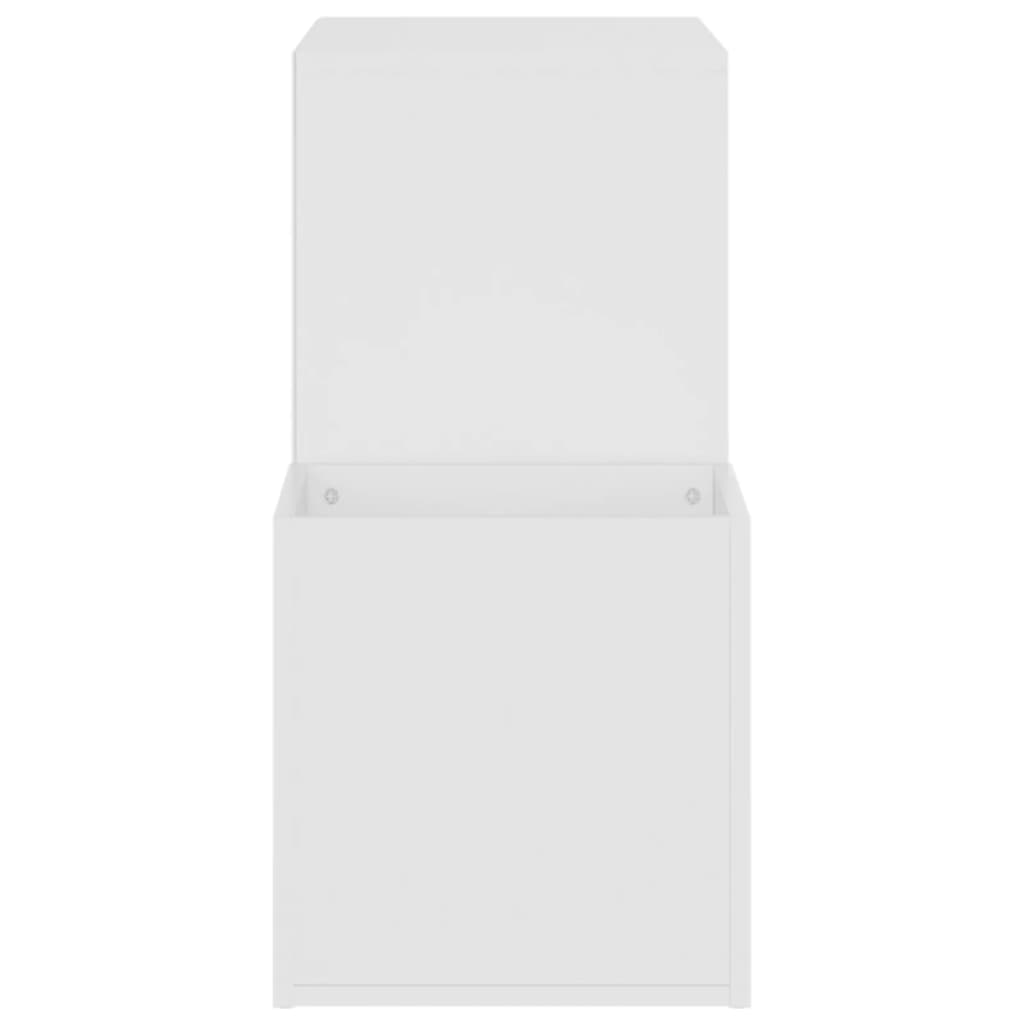 Scarpiera da Ingresso Bianca 105x35,5x70cm in Legno Multistrato 808251