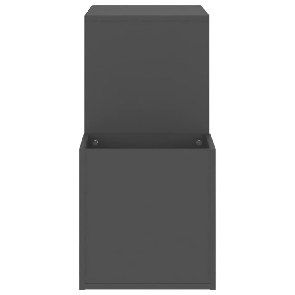 Scarpiera scarpiera mobile portaoggetti ingresso corridoio soggiorno ingresso 105 x 35,5 x 70 cm multistrato grigio 02_0021762