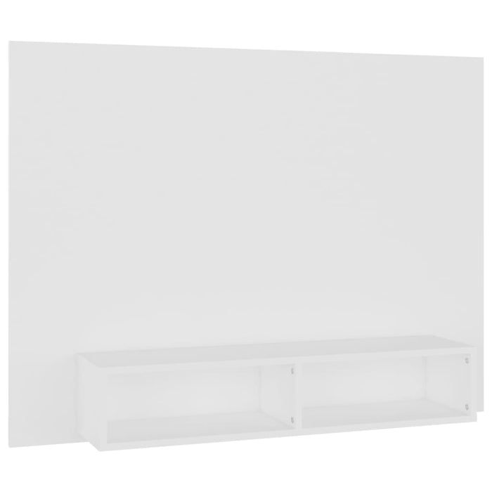Mobile TV a Muro-Mobile per TV a parete Bianco 120x23,5x90 cm in Legno Multistrato