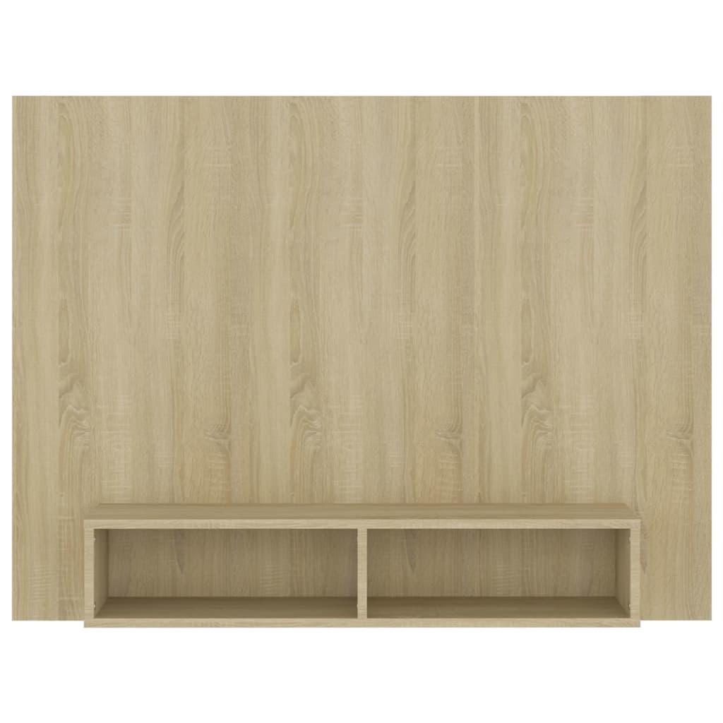 Mobile TV a Muro-Mobile per TV a parete Rovere Sonoma 120x23,5x90 cm Legno Multistrato