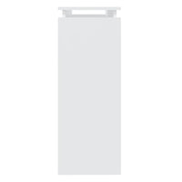 Tavolino Consolle Bianco 102x30x80 cm in Legno Multistrato 808323