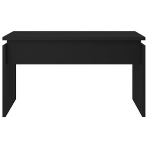 Tavolino da Salotto Nero 68x50x38 cm Legno Multistrato 808333