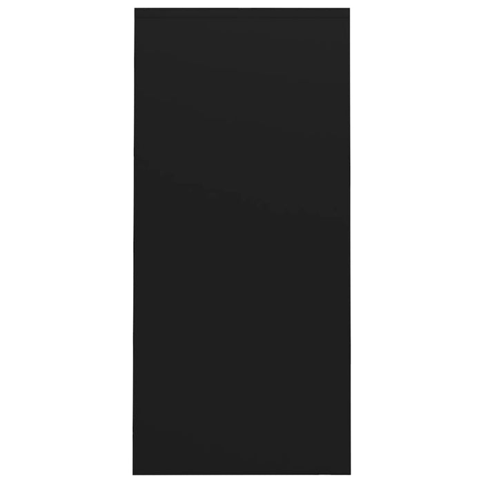 Scrivania tavolo postazione di lavoro mobili per computer computer portatile studio legno ingegnerizzato nero 02_0023761