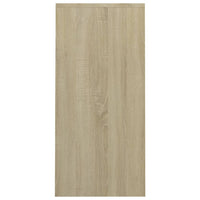 Scrivania Rovere Sonoma 102,5x35x75 cm in Truciolato cod mxl 75509