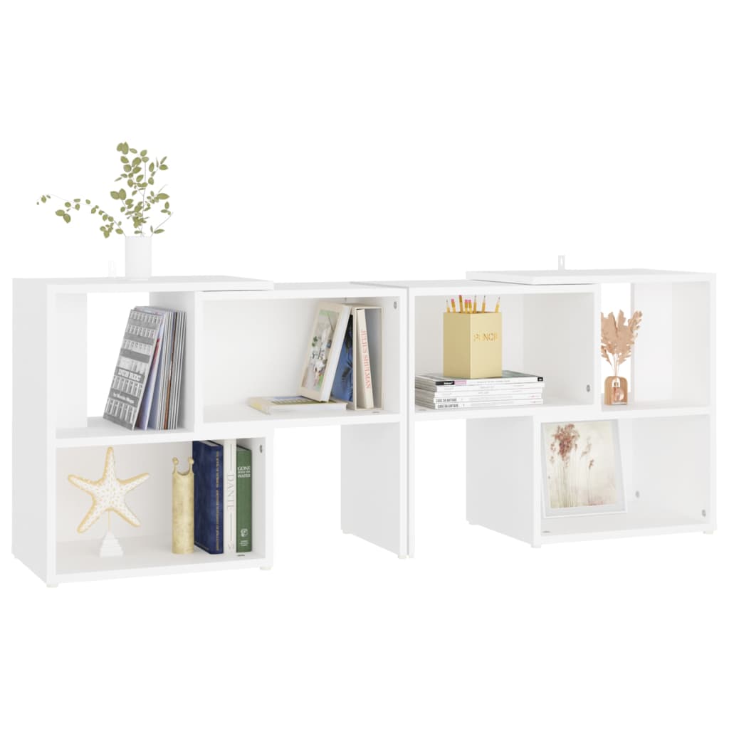 Mobile TV-Credenza TV-Console TV Bianco 104x30x52 cm inLegno Multistrato