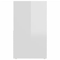 Mobile Porta TV Bianco Lucido 149x30x52 cm in Legno Multistrato 808365