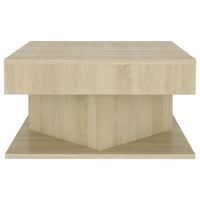 Tavolino da Salotto-Tavolino da soggiorno-Tavolo Rovere Sonoma 57x57x30 cm Legno Multistrato