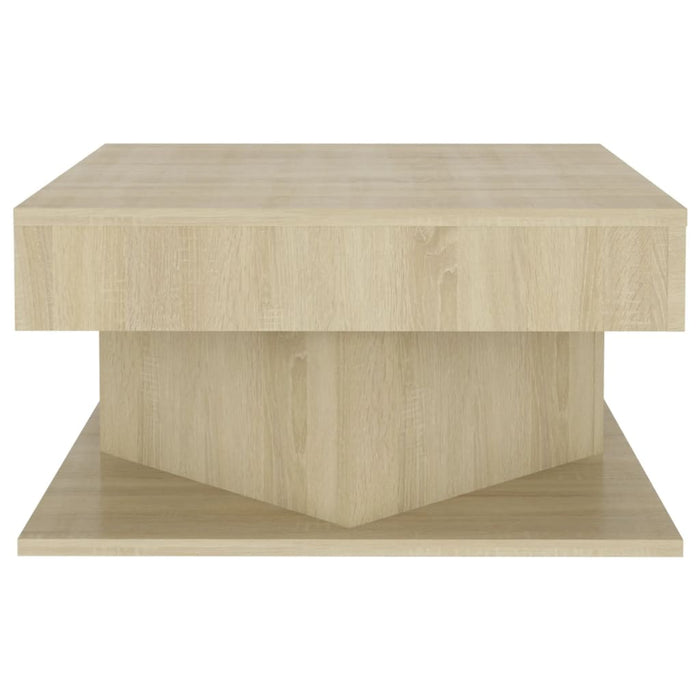Tavolino da Salotto-Tavolino da soggiorno-Tavolo Rovere Sonoma 57x57x30 cm Legno Multistrato