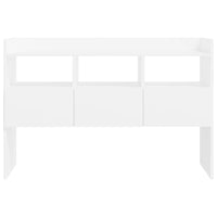 Credenza Bianca 120x30,5x70 cm in Legno Multistrato 808377