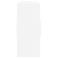 Credenza Bianca 120x30,5x70 cm in Legno Multistrato 808377